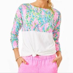 Lilly Pulitzer Finn top xl Unicorn of the Sea